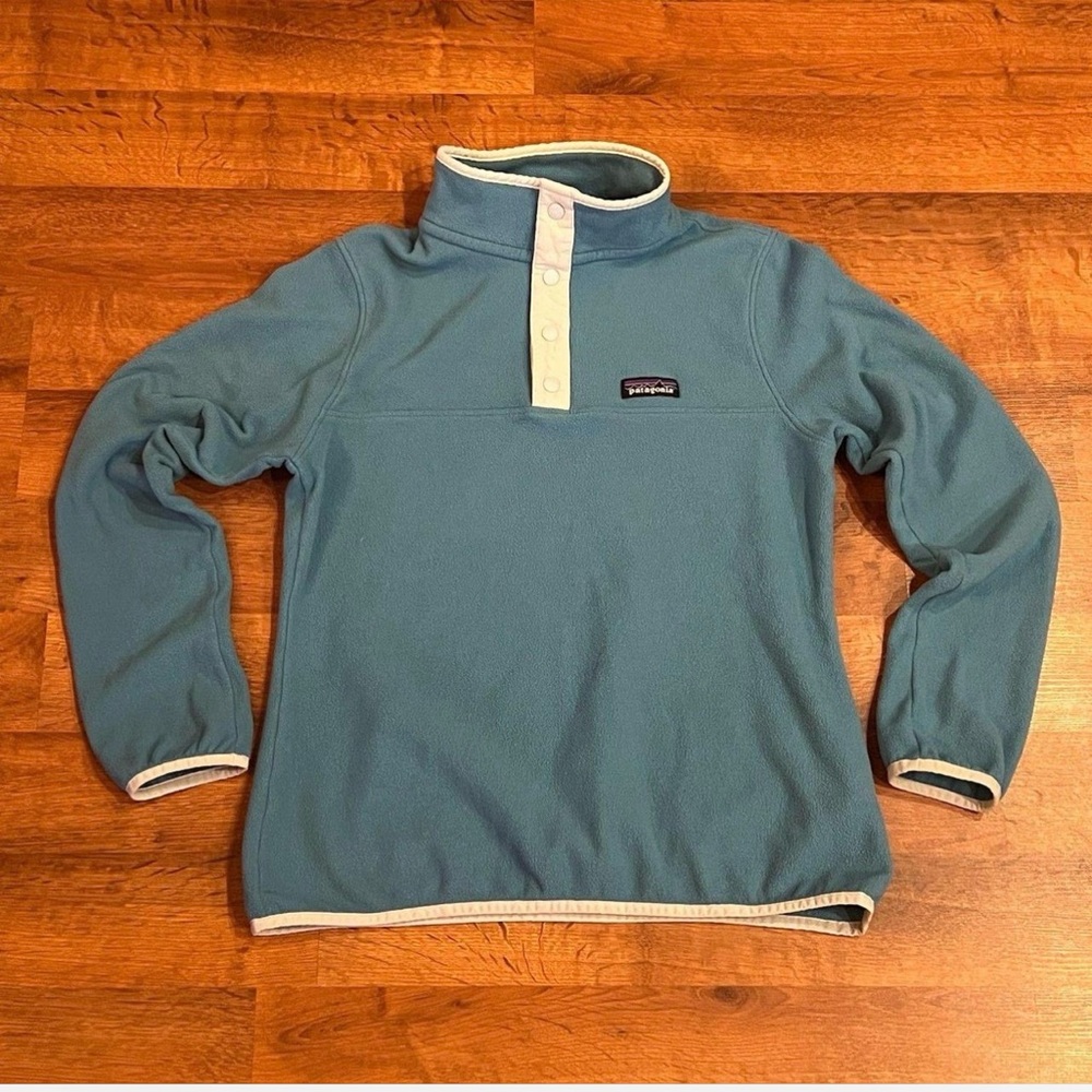 Patagonia Teal Snap-T Fleece Pullover